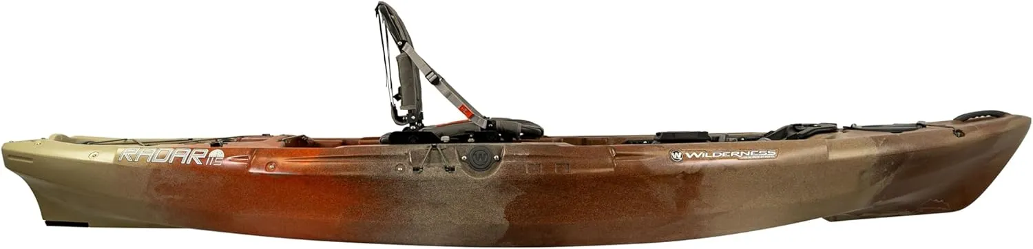 Wilderness Systems Radar 115 - Sit on Top Fishing Kayak - Premium Angler Kayak - Helix PD™ Pedal Drive System - 11.6 ft