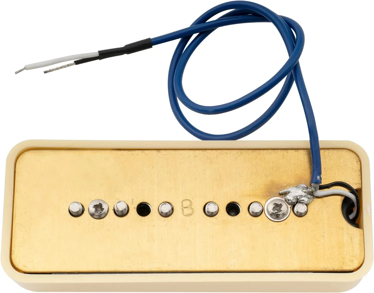 Wilkinson WO90 Ceramic P90 Soapbar Bridge Pickup for Les Paul SG Electric Guitar, Cream