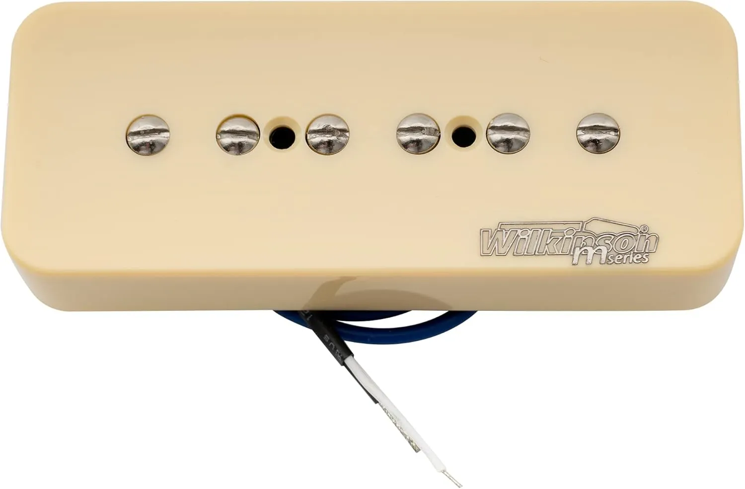 Wilkinson WO90 Ceramic P90 Soapbar Bridge Pickup for Les Paul SG Electric Guitar, Cream