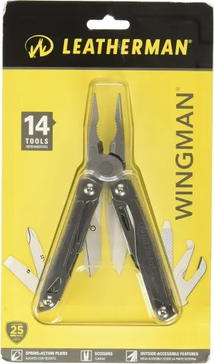 Wingman Multi-Tool, Silver, 14 Tools