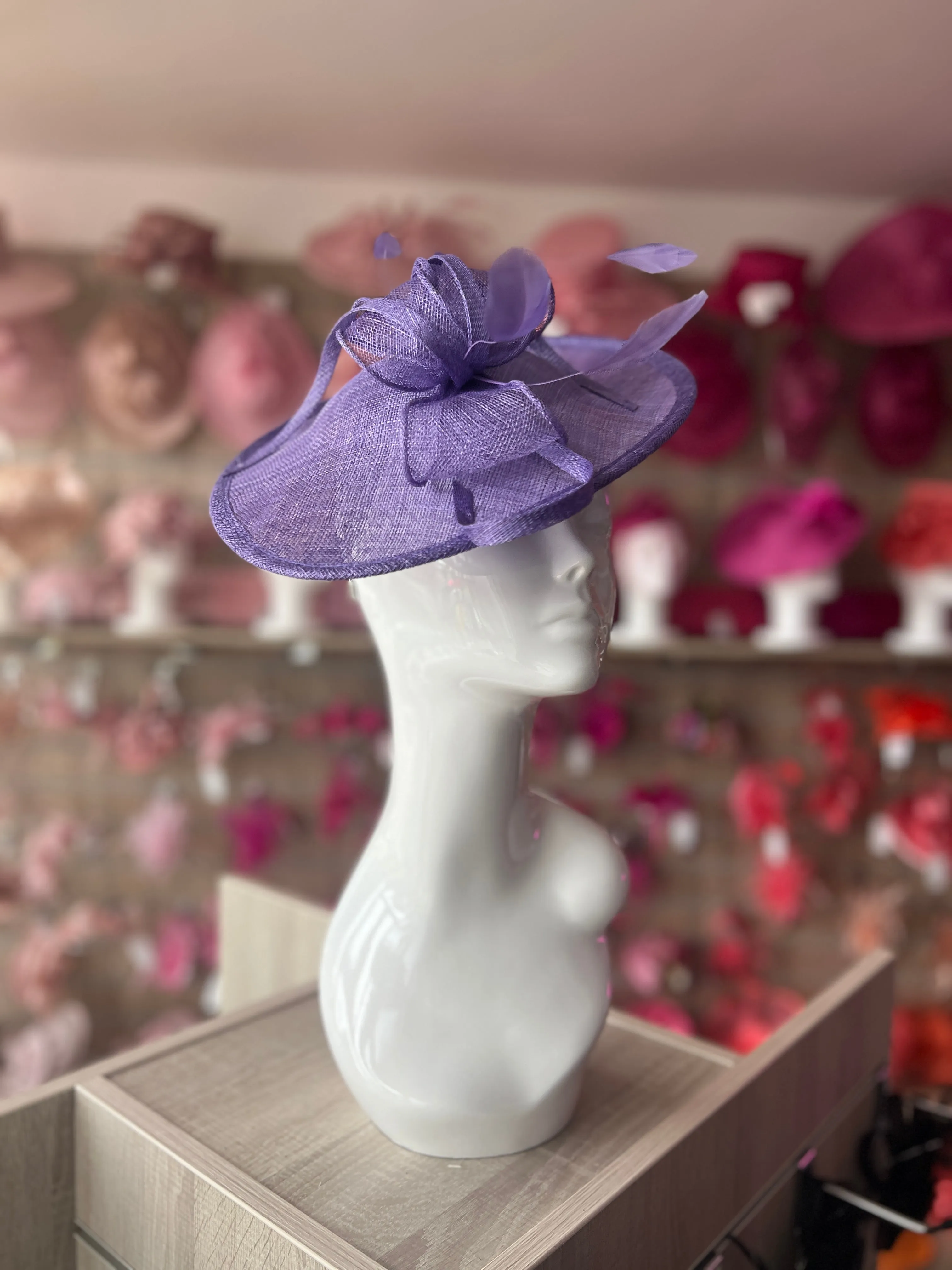 Wisteria Teardrop Disc Fascinator