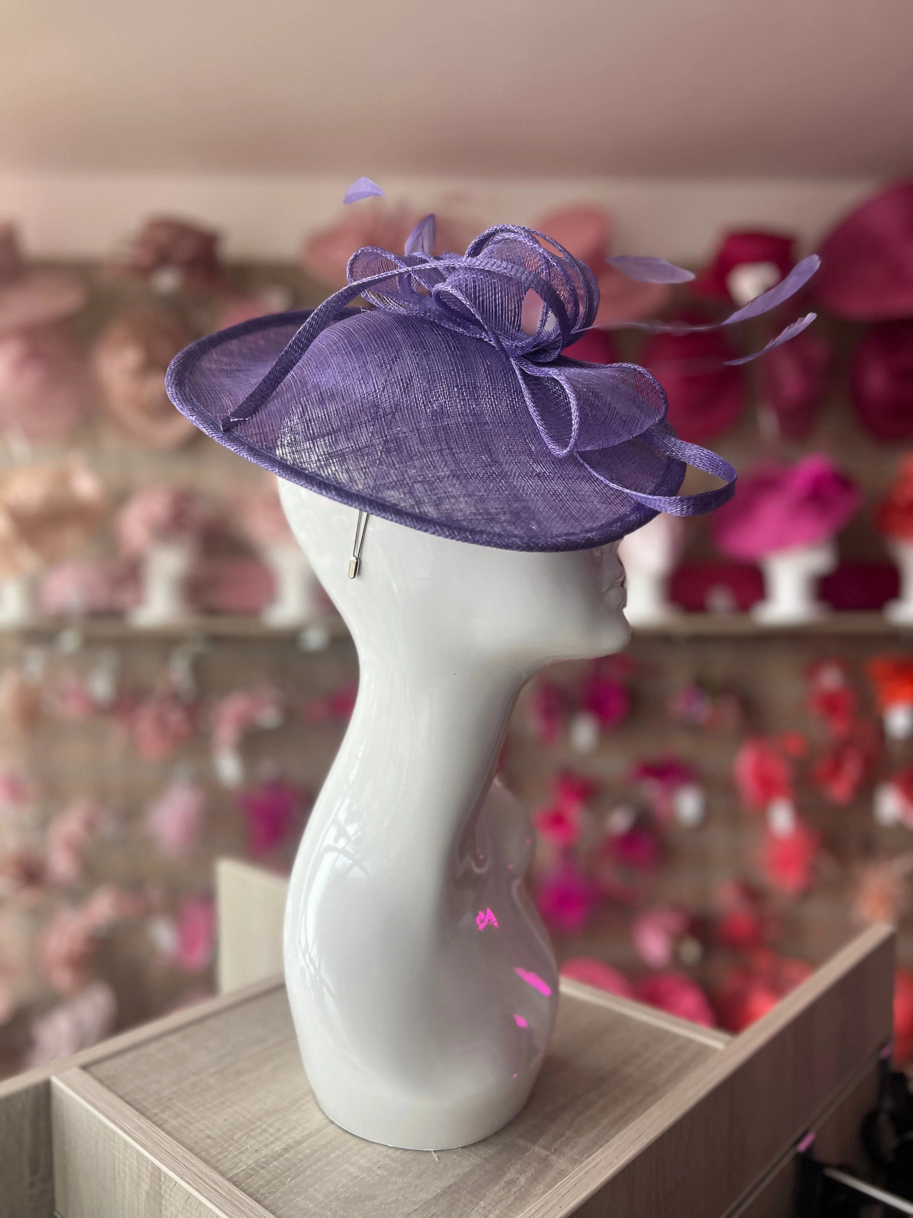 Wisteria Teardrop Disc Fascinator