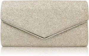 Women Clutch Bag Sequins Evening Bag Bridal Wedding Purse Glitter Sparkly Handbag