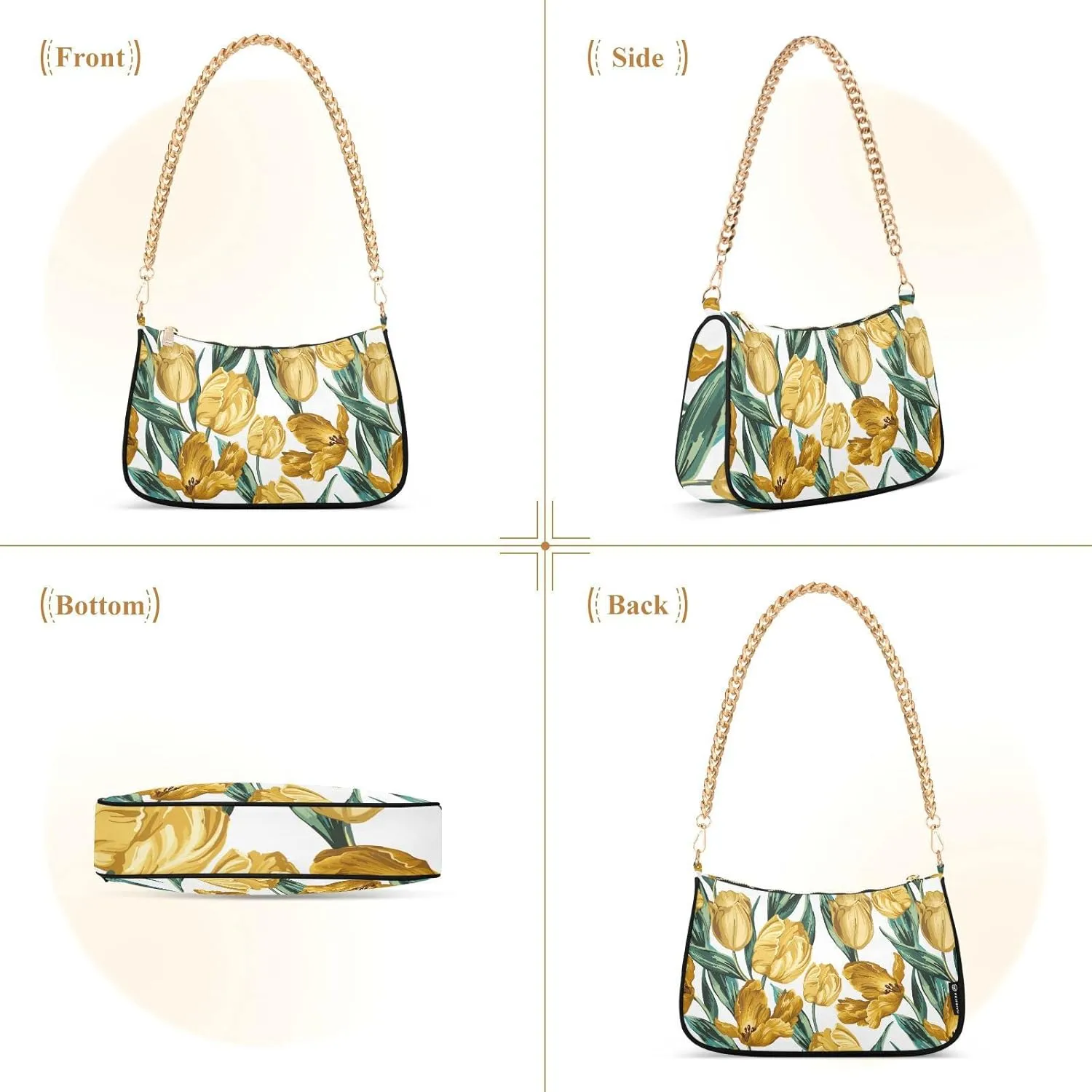 Women's Chain Bag, Shoulder Bag, Handbag Purse, Tote Bag, Fashion Underarm Bag