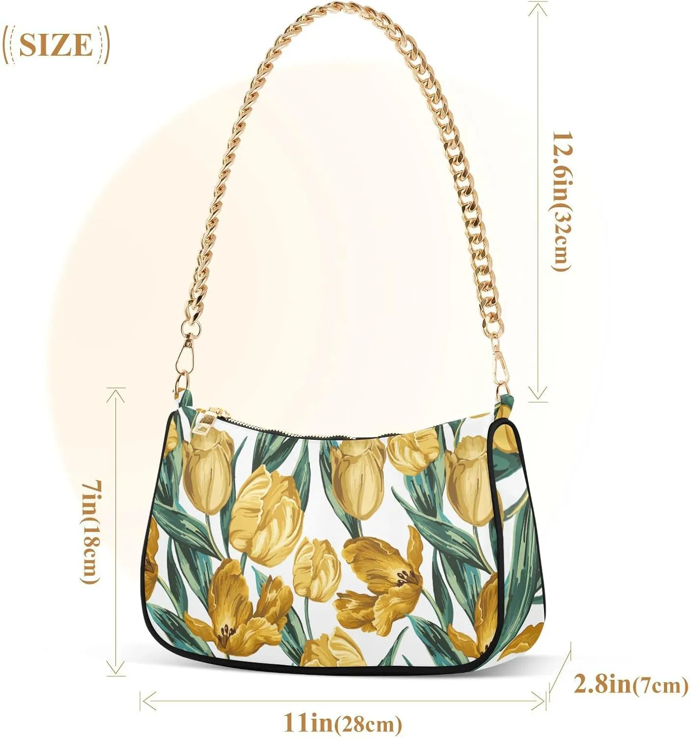 Women's Chain Bag, Shoulder Bag, Handbag Purse, Tote Bag, Fashion Underarm Bag