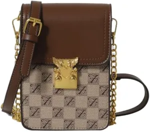 Women's Crossbody Bag Chain Small Square Bag Adjustable Mobile Phone Bag