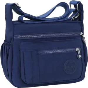 Women's Multi-Pocket Shoulder Bag, Nylon
