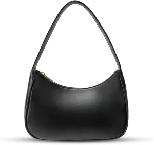 Women's Shoulder Bags, Small Hobo Tote Elegant Clutch Purse with Zipper Closure