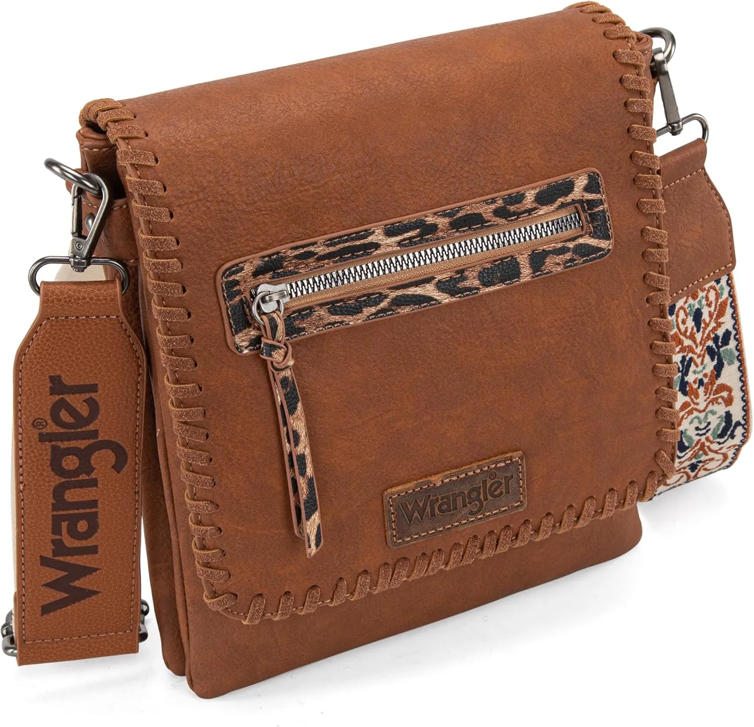 Wrangler Crossbody Bags for Women Vintage Hand Woven Shoulder Purse