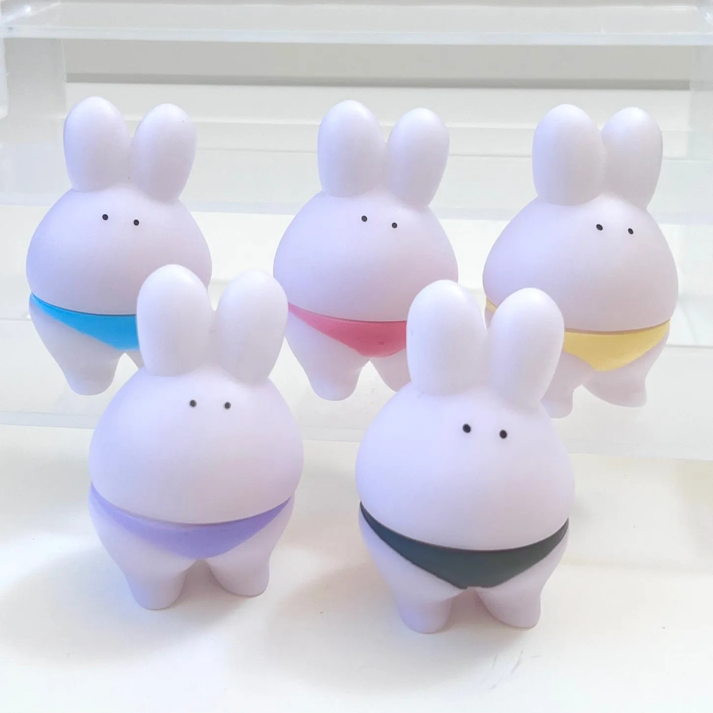 X 70708 SUMO RABBIT FIGURINES-DISCONTINUED