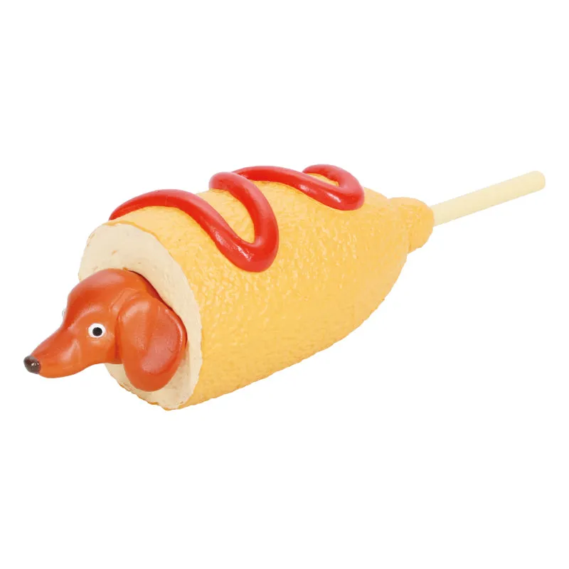 X 70961 Hot Dog Dog Figurine Capsule-DISCONTINUED