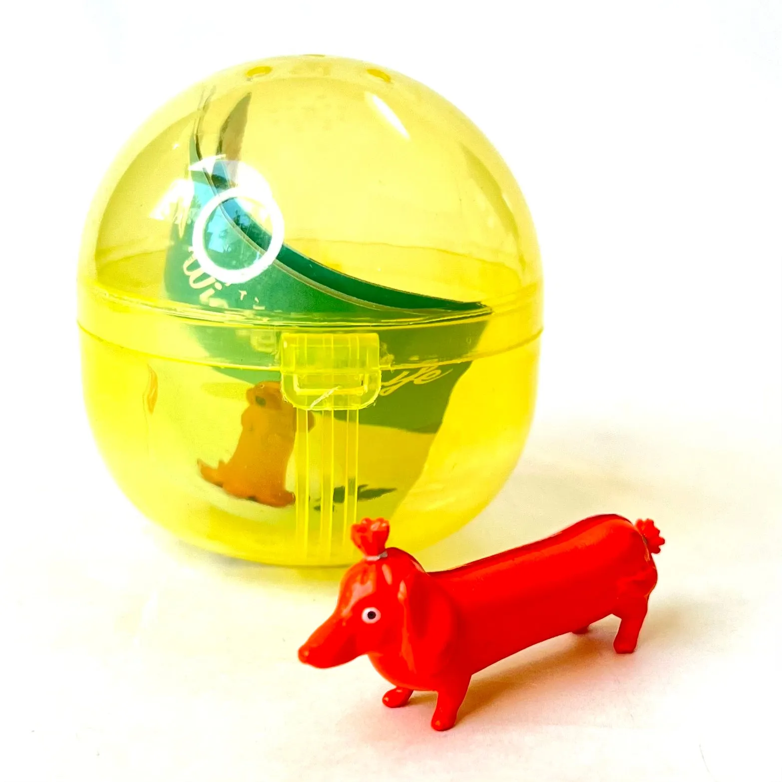 X 70961 Hot Dog Dog Figurine Capsule-DISCONTINUED