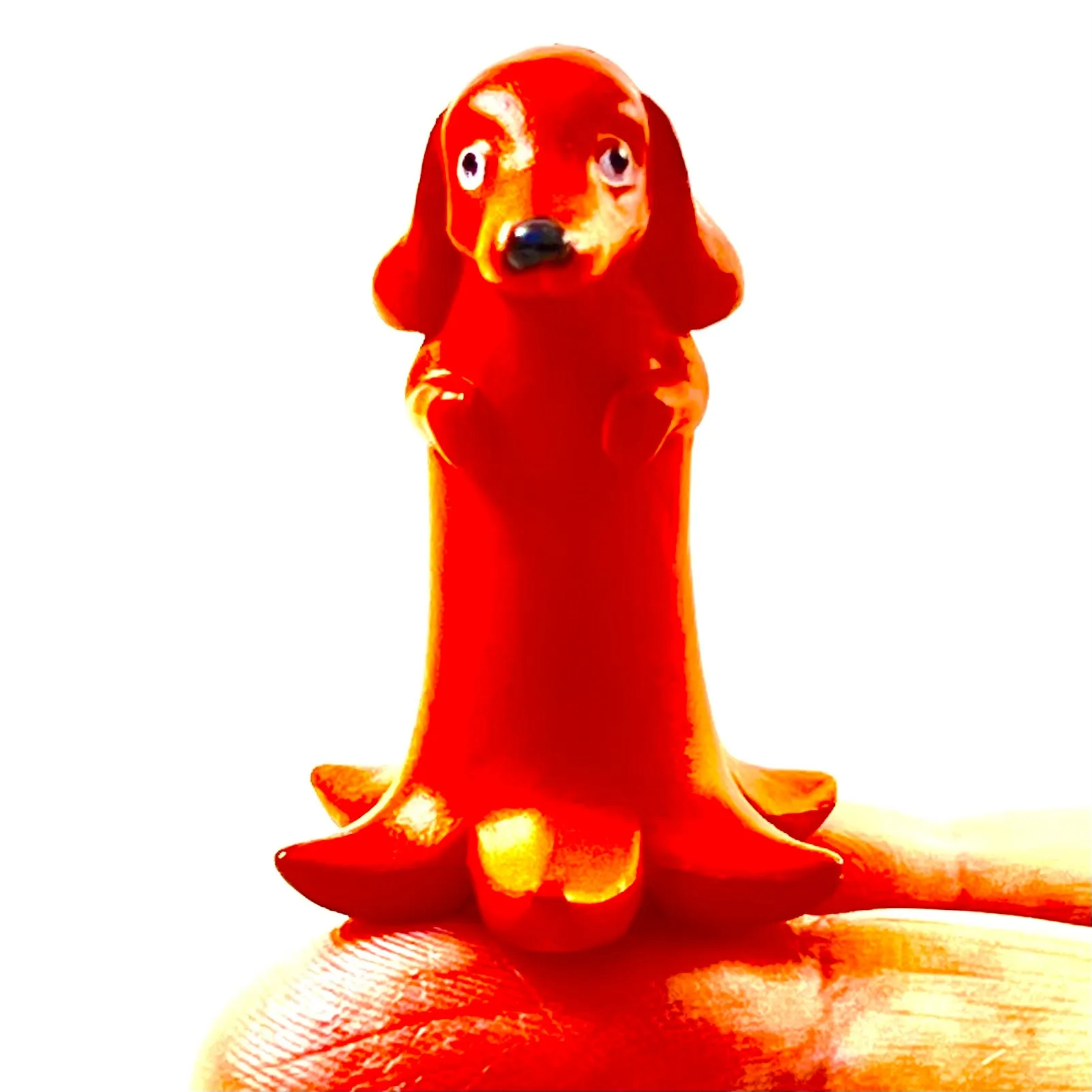 X 70961 Hot Dog Dog Figurine Capsule-DISCONTINUED