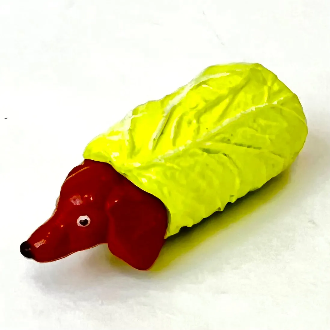 X 70961 Hot Dog Dog Figurine Capsule-DISCONTINUED