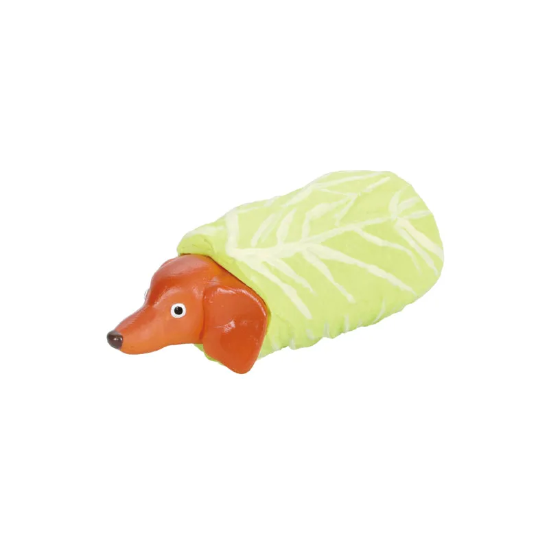 X 70961 Hot Dog Dog Figurine Capsule-DISCONTINUED