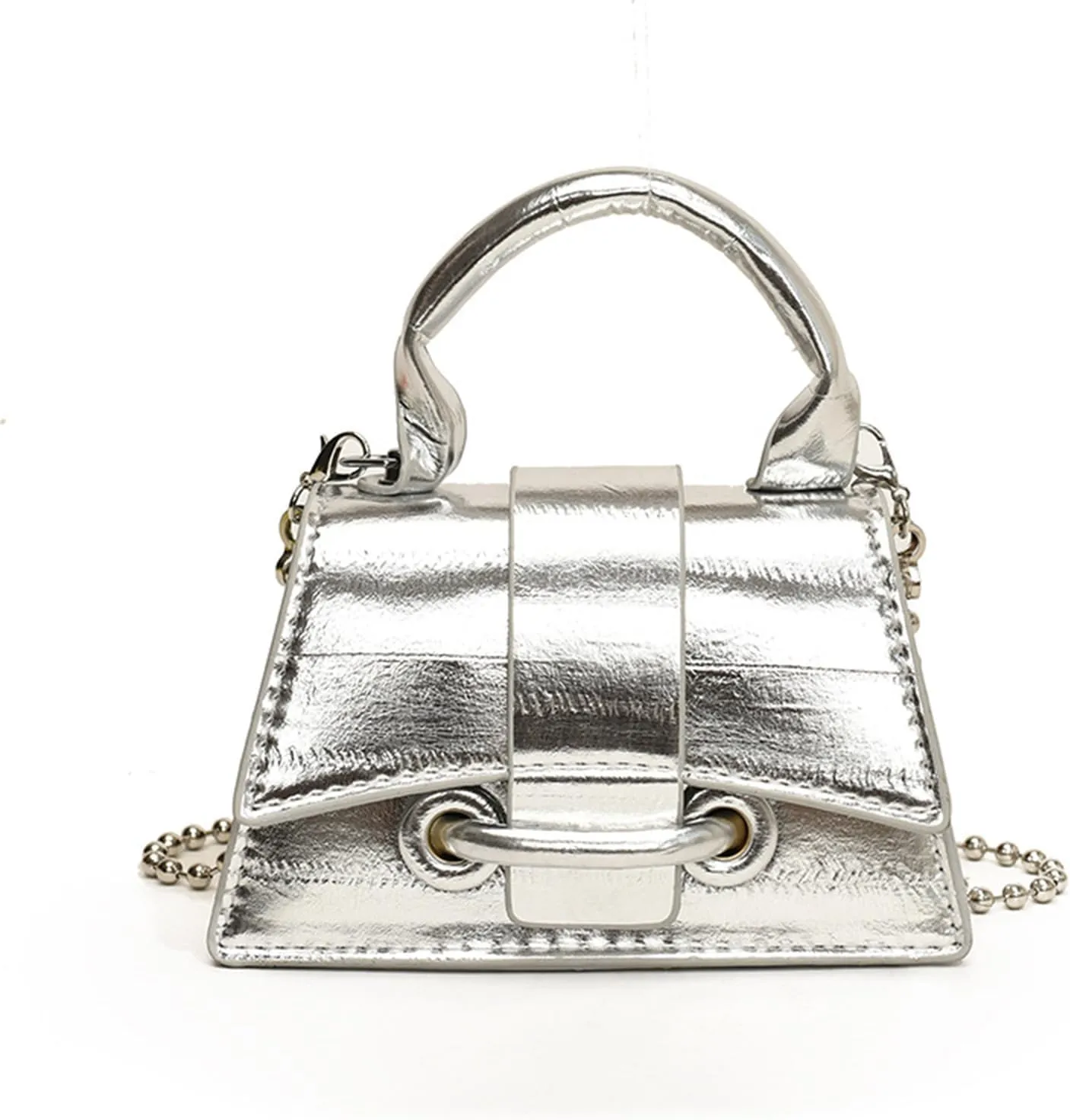 Y2K Top Handle Bag for Women, Stylish Mini Purses Crossbody Shoulder Bags, Clutch for Cocktail Party Prom