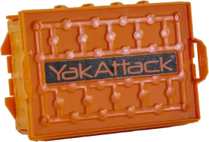 YakAttack TracPak Stackable Storage Box – YakAttack Orange | Kayak Fishing Gear Storage | Fits GearTrac & MightyMount | Kayak Accessories for Fishing Tackle & Tools | Compact 1 lb Weight