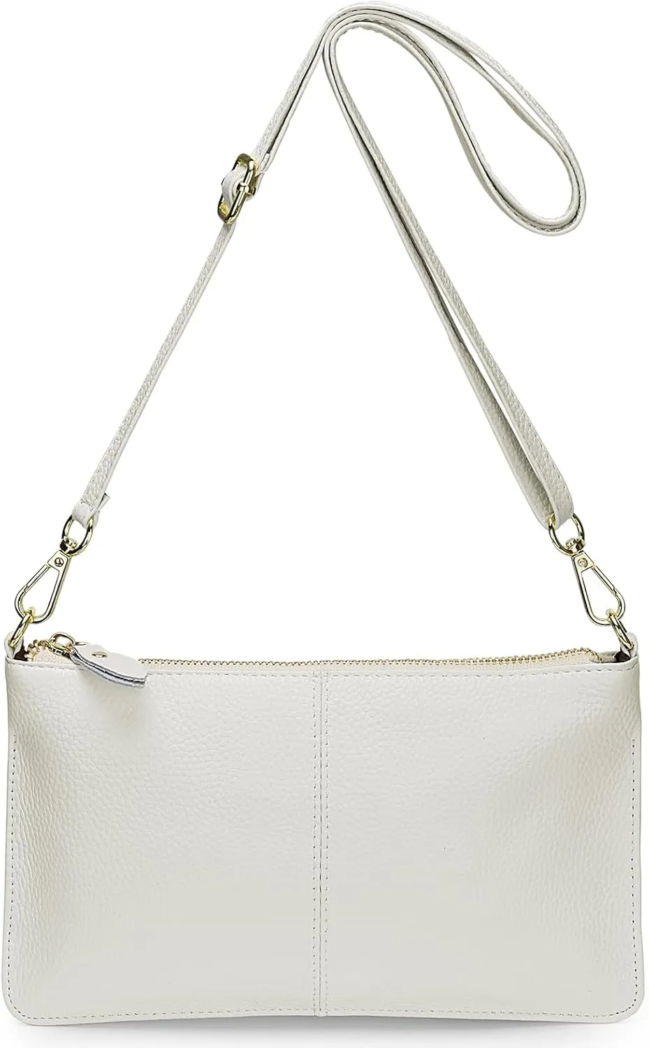 YALUXE Genuine Leather Wristlet Handbags Purses Cell Phone Pocket Clutch Wallet Crossbody Bags for Women
