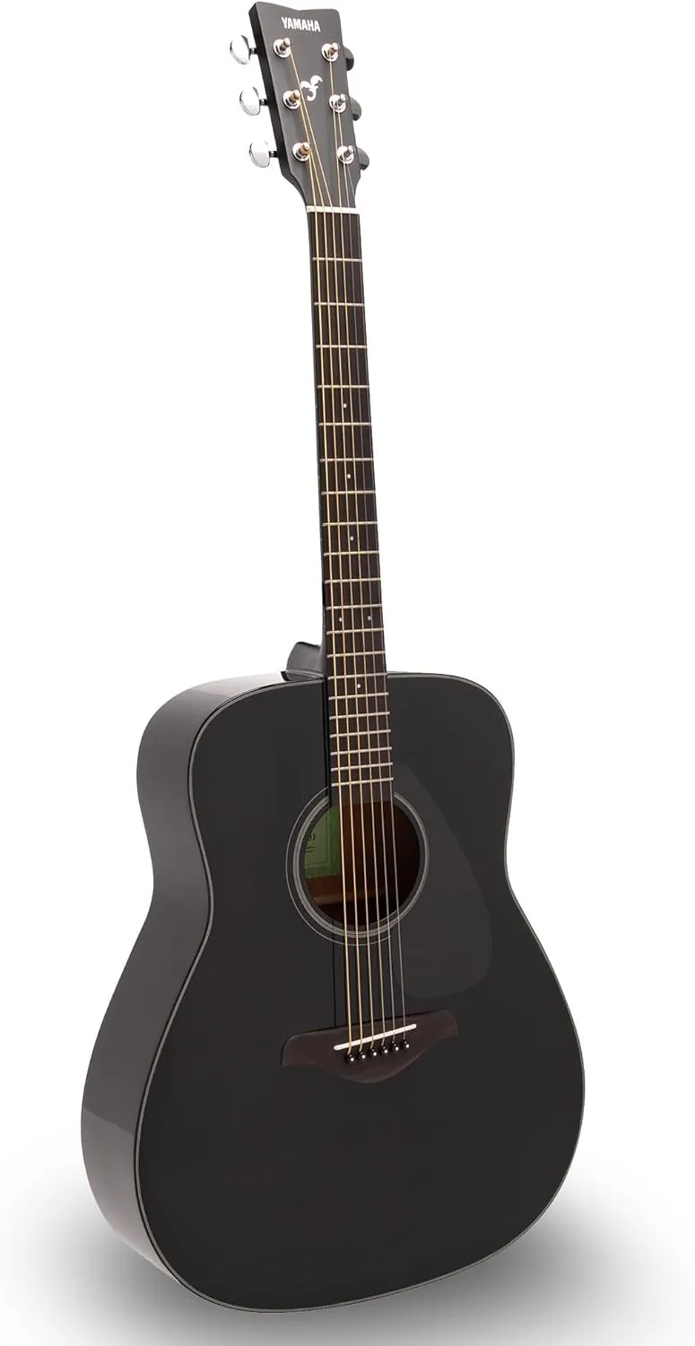 Yamaha FG800J Solid Spruce Top, Traditional Western Gloss Finish Body, 6-String Right-Handed Acoustic Guitar with Rosewood Fingerboard and Bridge (Black)