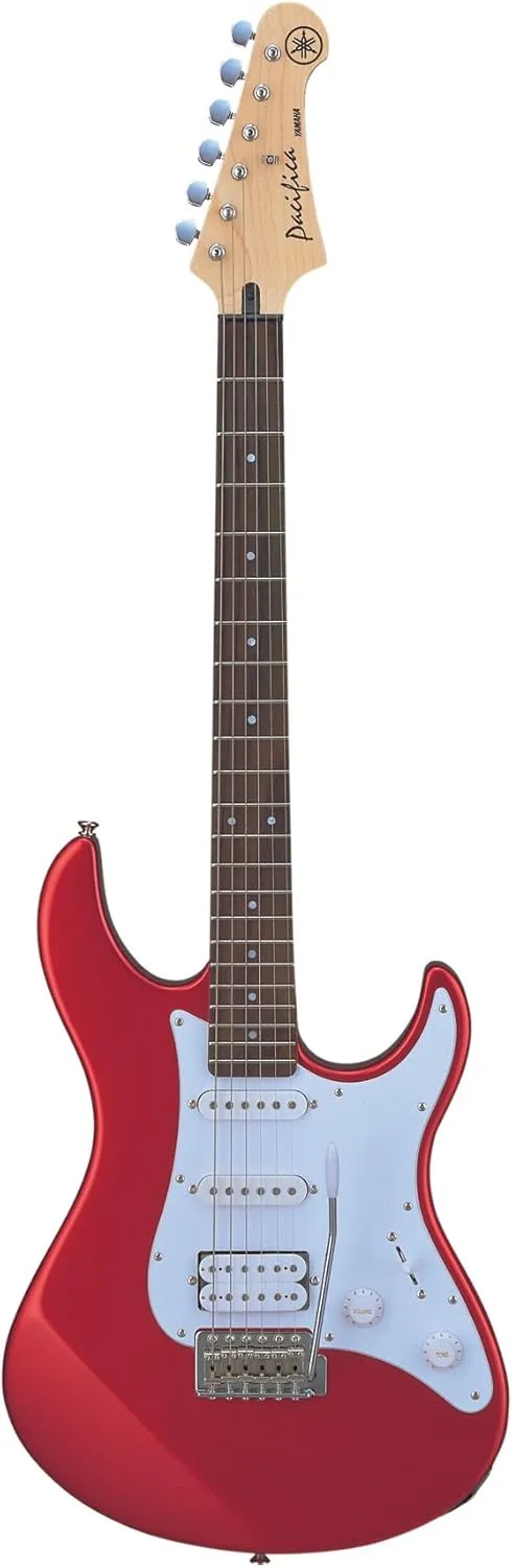 Yamaha GigMaker EG Electric Guitar Pack with Amplifier, Gig Bag, Tuner, Cable, Strap and Picks - Metallic Red
