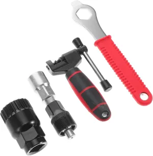 Yardwe Complete Bicycle Repair Kit Chain Breaker Crank Removal Tool Essential for Cyclists