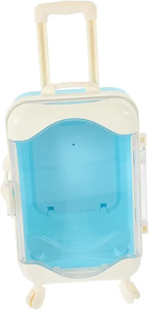 Yardwe Mini Toy Travel Set Suitcase for Boys and Girls Miniature Suitcase Ornament for Boy Girl Playhouse Toy