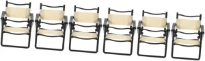YARNOW 2sets 2pcs Miniature Beach Chair Foldable Doll House Accessories Vibrant Design for Outdoor Scenes and Beach Play Decor for Dollhouses 2pcs*2