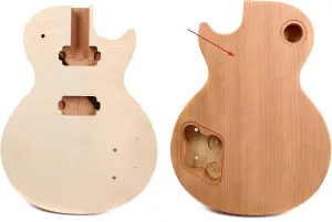 Yinfente Electric Guitar Body Replacement Set In Pocket Guitar Parts Maple Mahogany wood HH pickups guitar bodies
