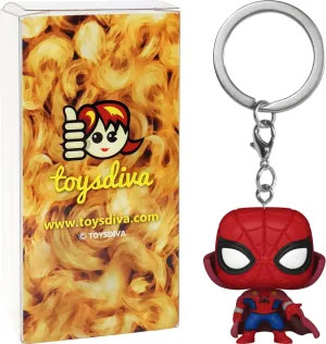 Zombie Hunter S p i d e y : Pocket P o p ! Mini-Figural K e y c h a i n Bundle with 1 Compatible 'ToysDiva' Graphic Protector (57402 - B)